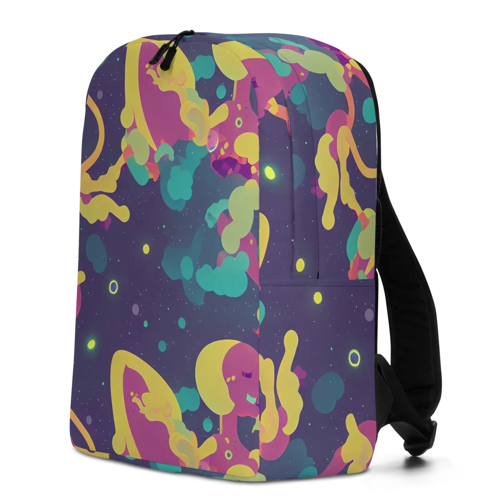 Cosmic Playroom on Minimalist Backpack — Left