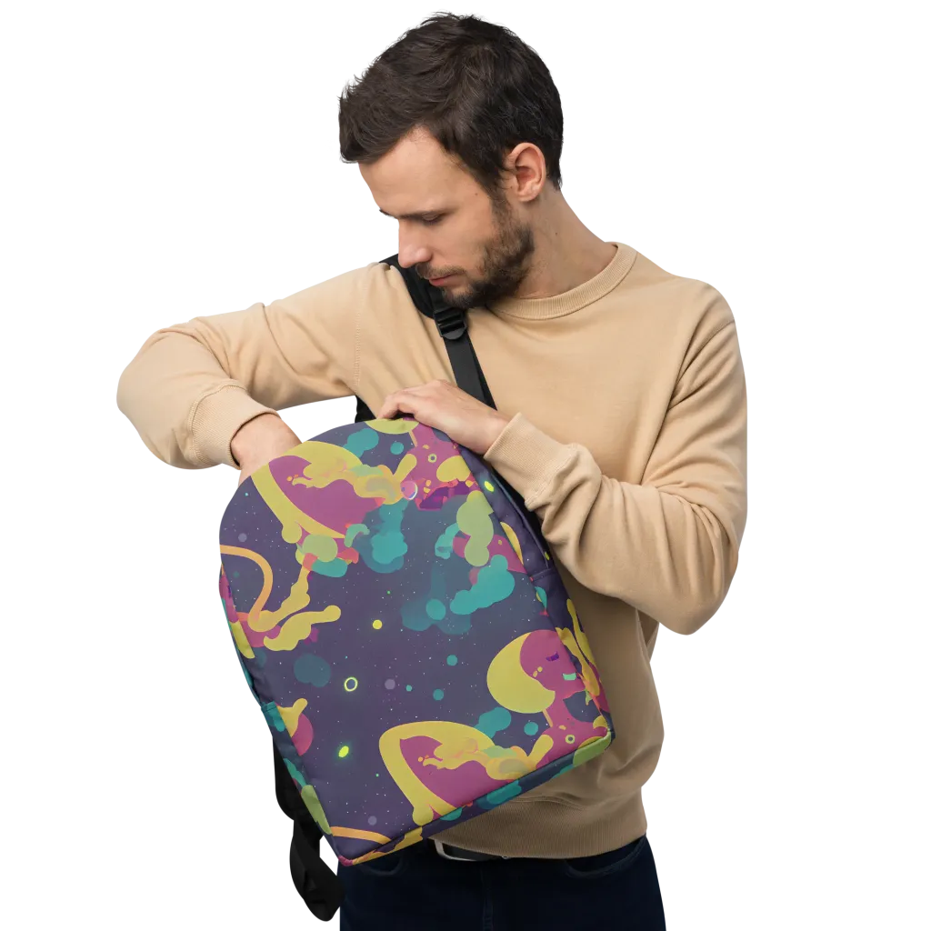 Cosmic Playroom on Minimalist Backpack — Front