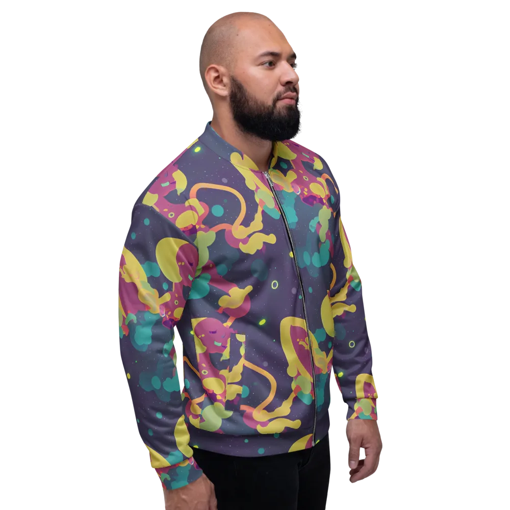 Cosmic Playroom on Bomber Jacket — Right