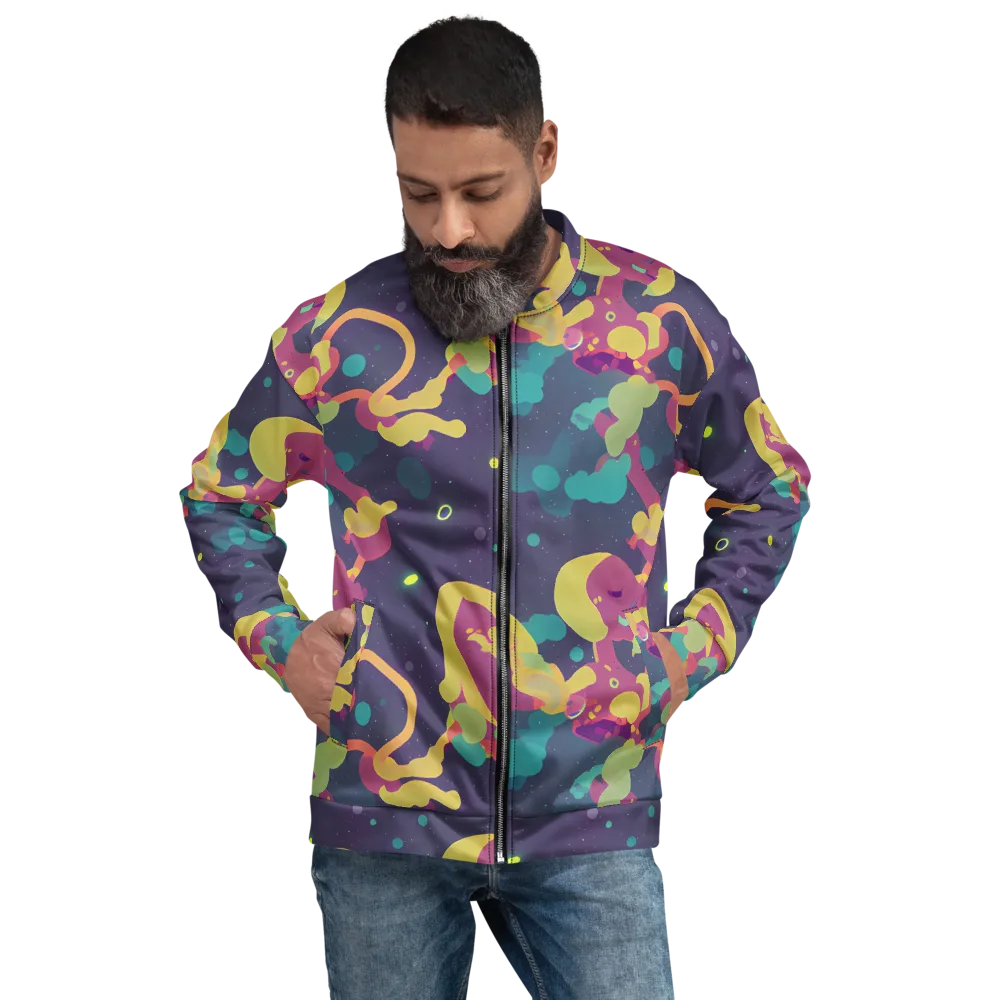 Cosmic Playroom on Bomber Jacket — Front