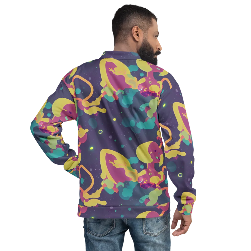 Cosmic Playroom on Bomber Jacket — Back