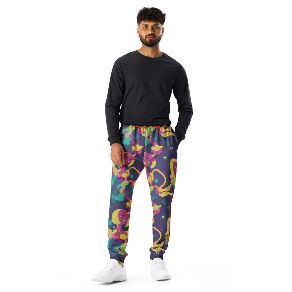 Cosmic Playroom on Men's Joggers — Front