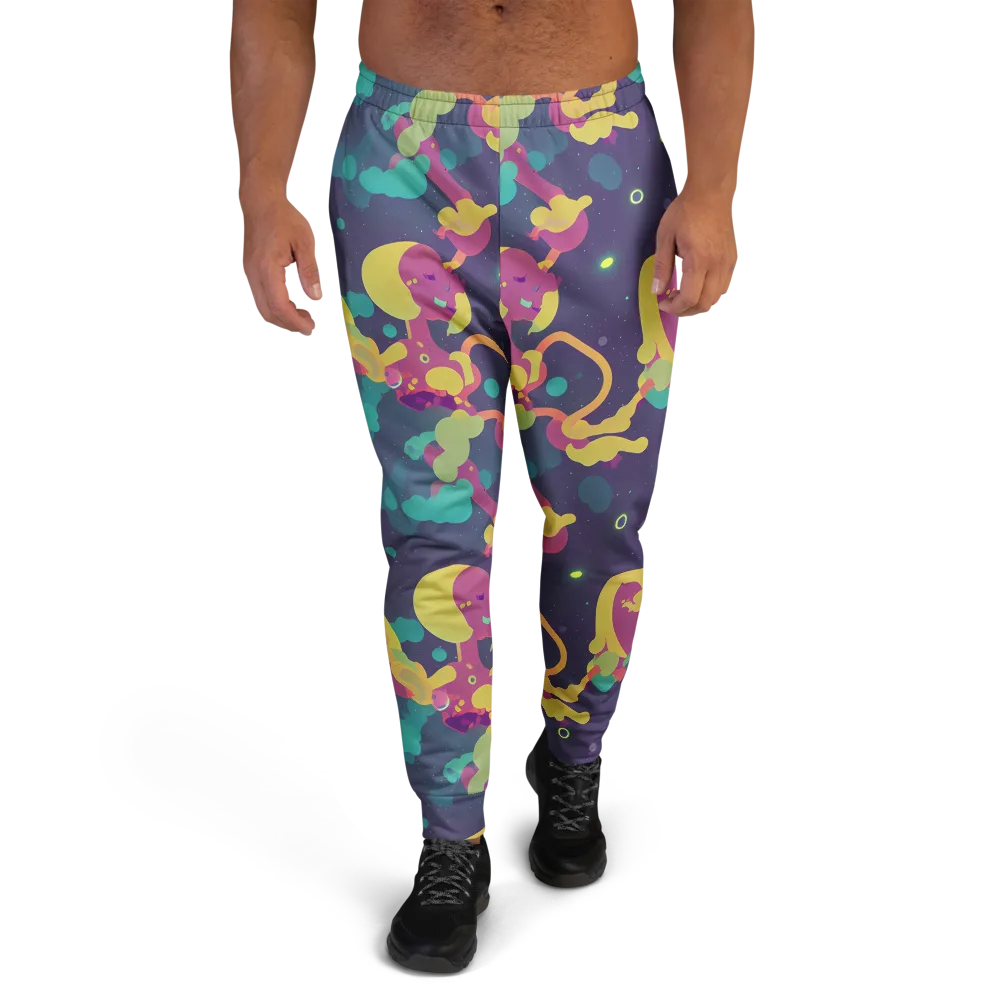 Cosmic Playroom on Men's Joggers — Front