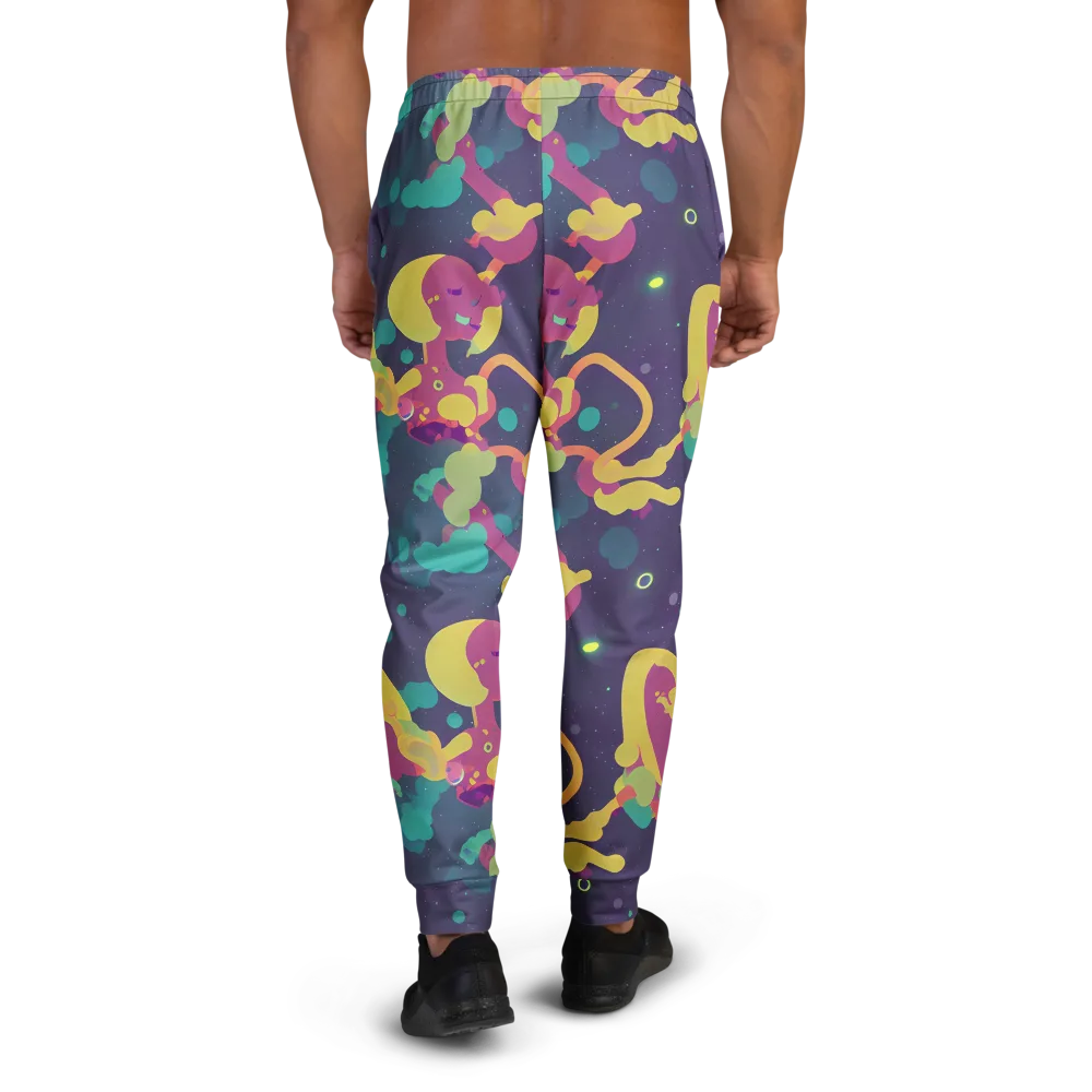Cosmic Playroom on Men's Joggers — Back