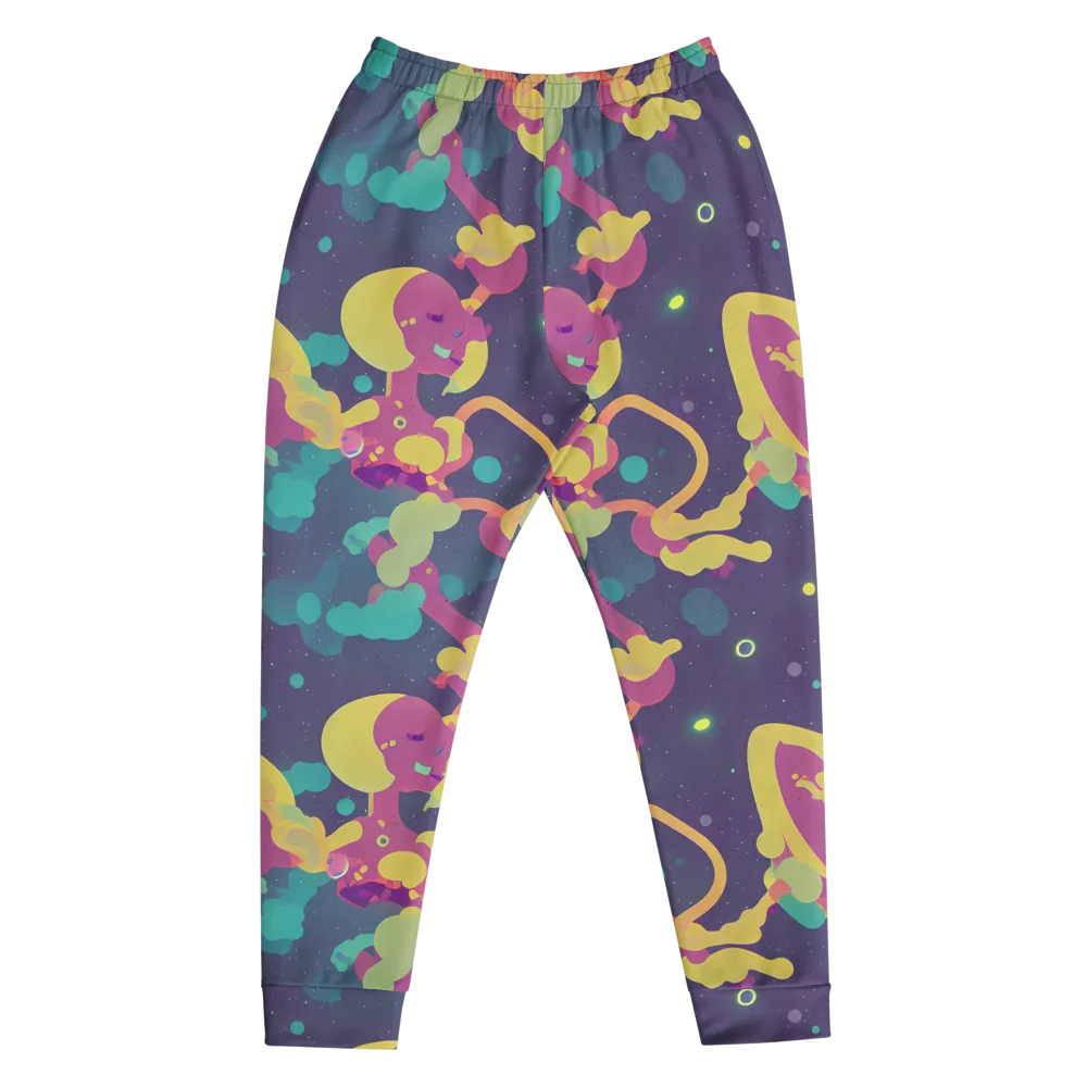 Cosmic Playroom on Men's Joggers — Front