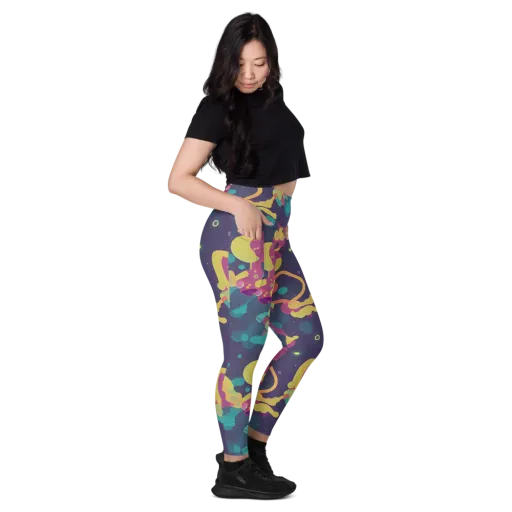 Cosmic Playroom on a Leggings with Pockets