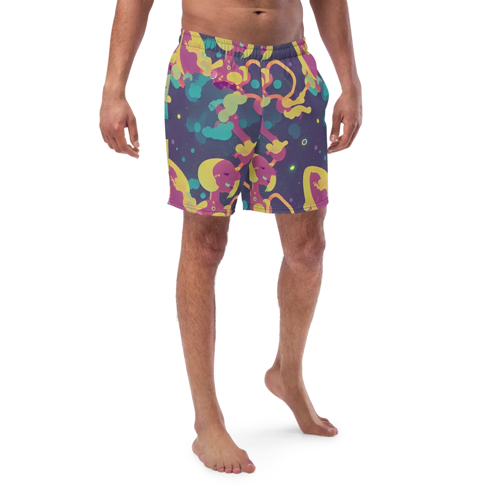Cosmic Playroom on Swim Trunks — Front