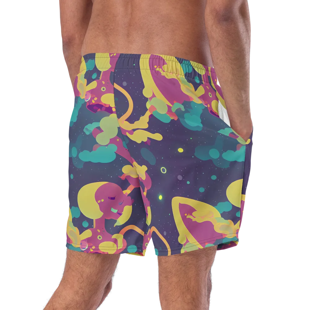 Cosmic Playroom on Swim Trunks — Right Back