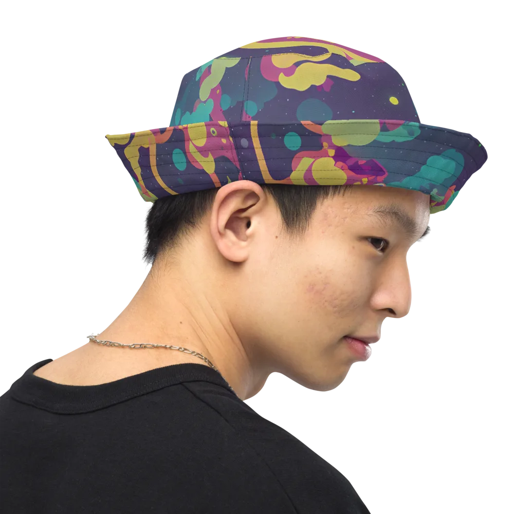 Cosmic Playroom on Reversible Bucket Hat — Right Outside