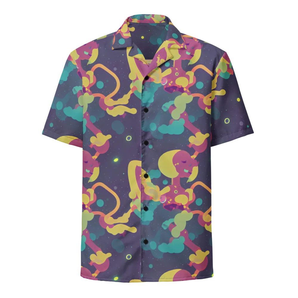 Cosmic Playroom on Button Shirt — Front