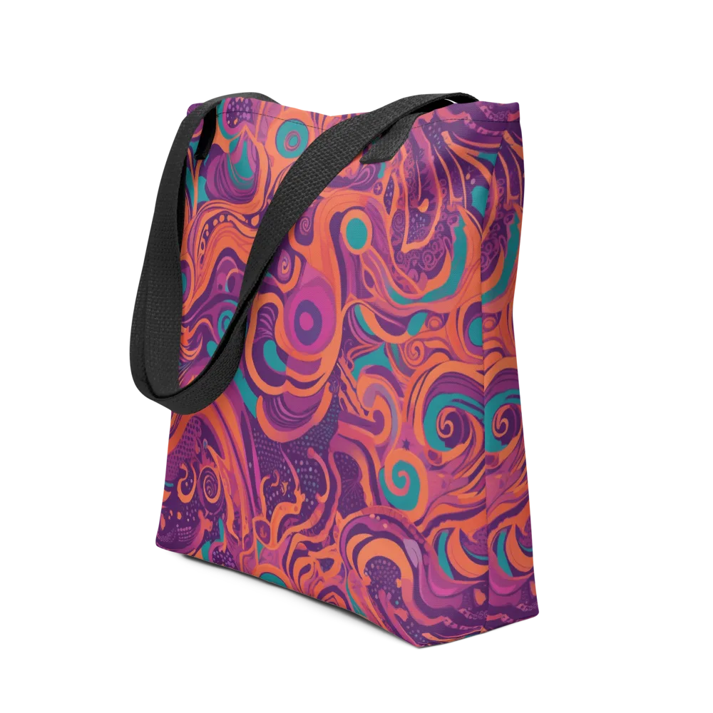 Psychedelic Paisley on Tote Bag — Front