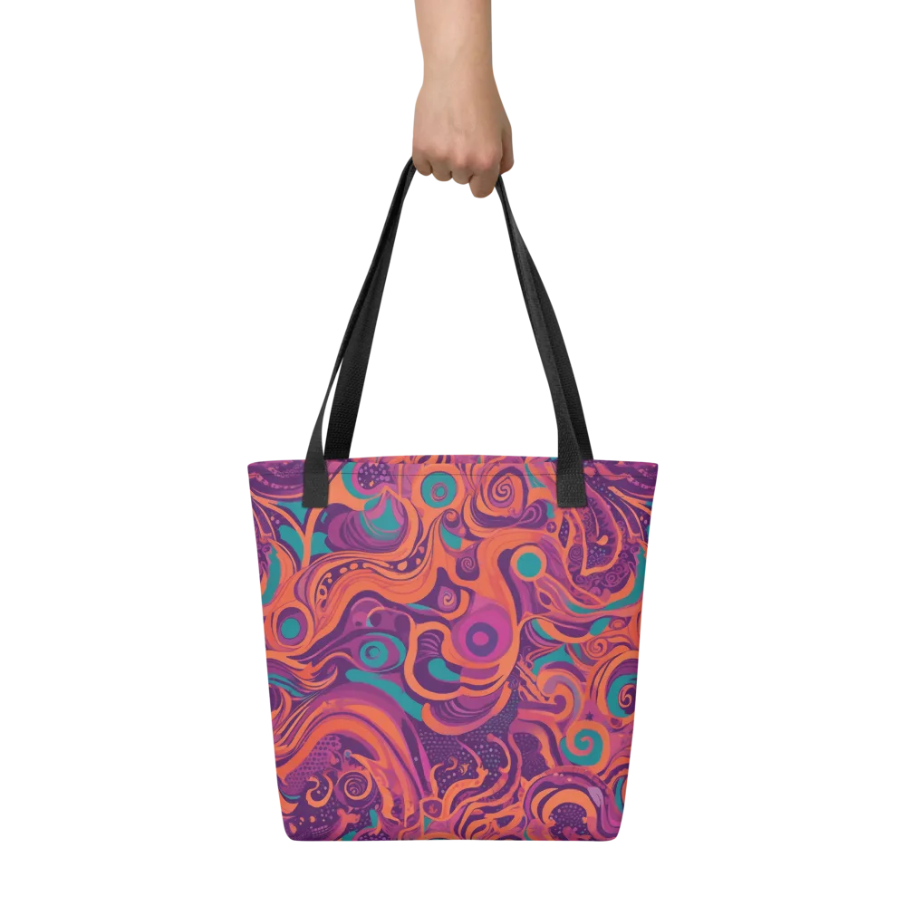 Psychedelic Paisley on Tote Bag — Front