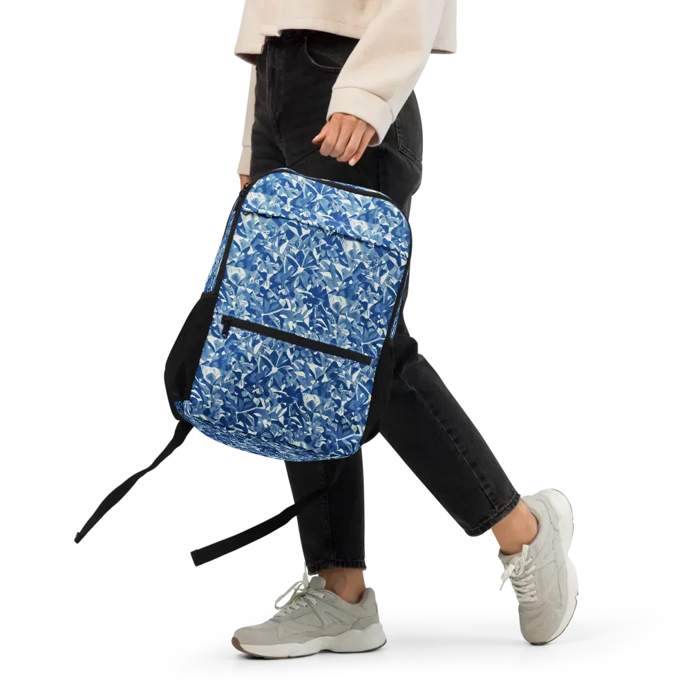 Blue Orchard on Utility Backpack — Front