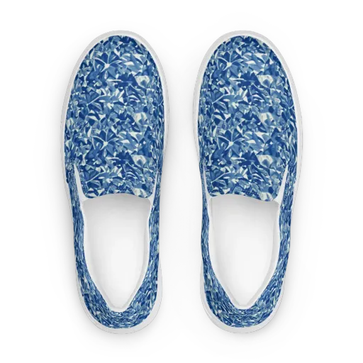 Blue Orchard on a Women's Slip-On Canvas Shoes