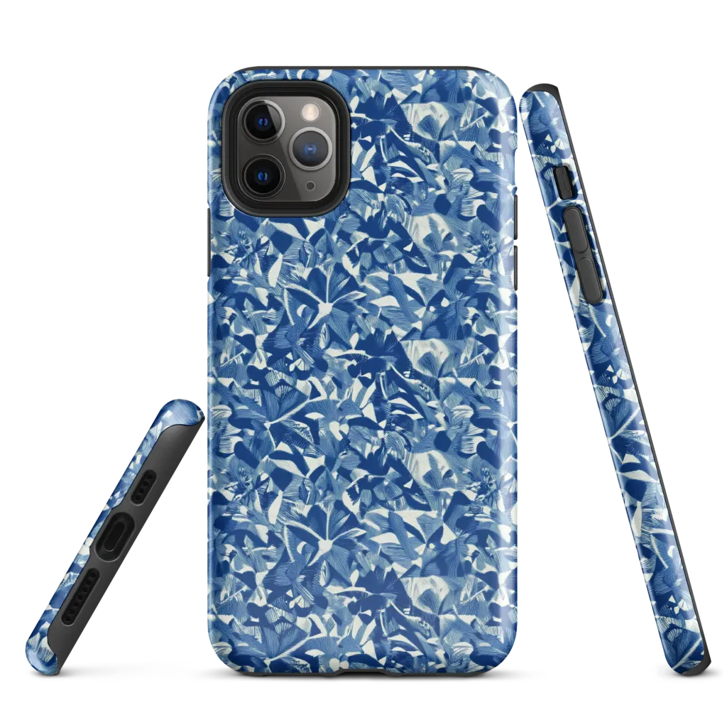 Blue Orchard on Tough Case for iPhone® — Front