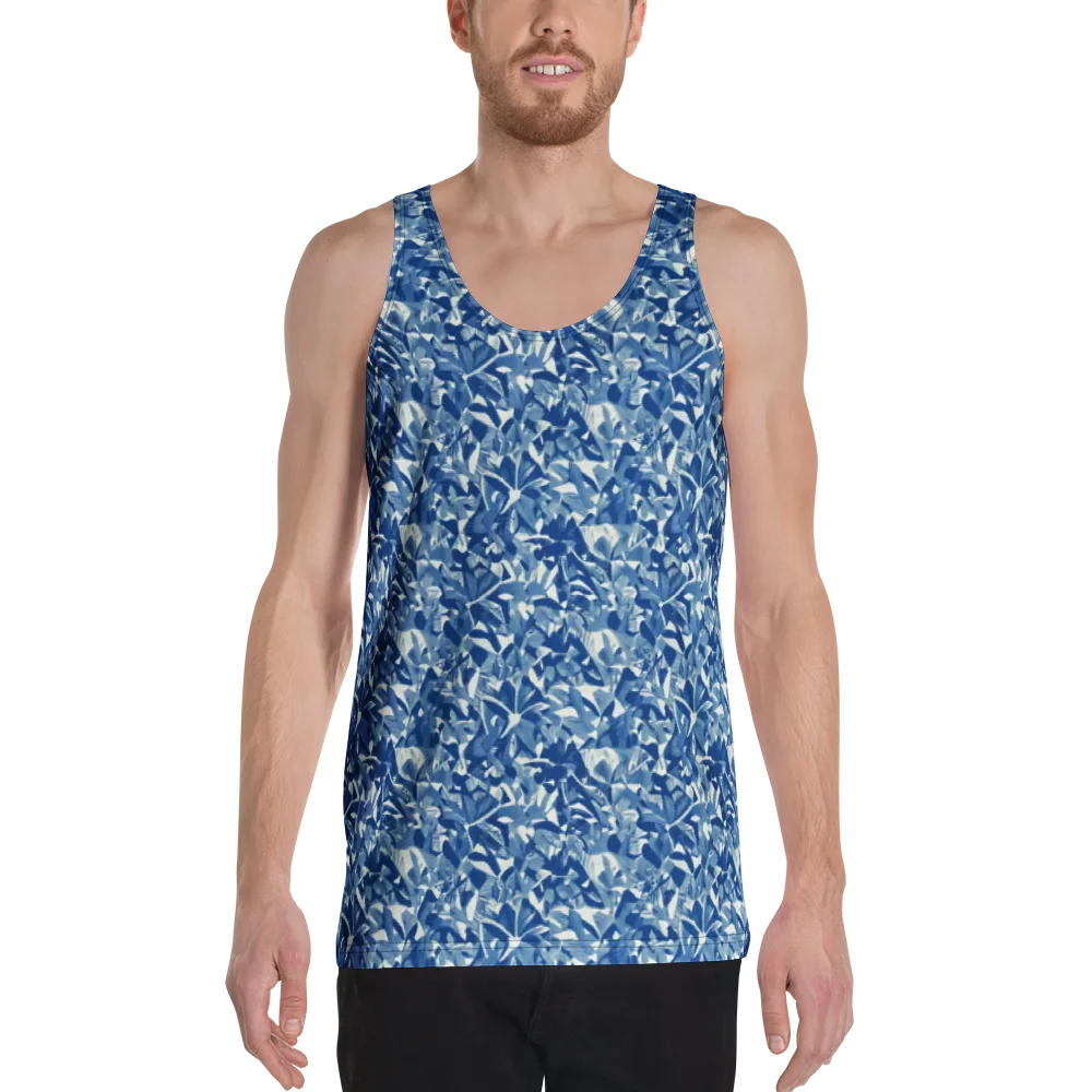 Blue Orchard on Men's Tank Top — Front