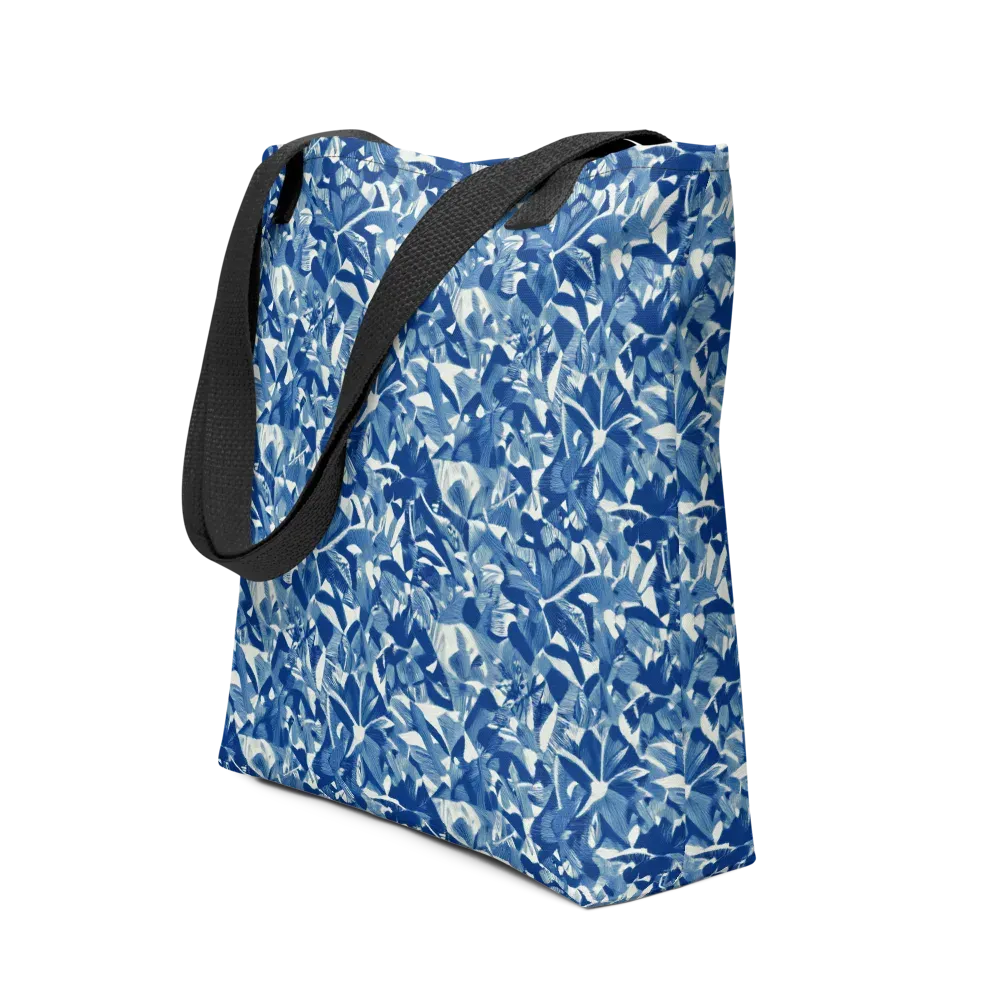 Blue Orchard on Tote Bag — Front