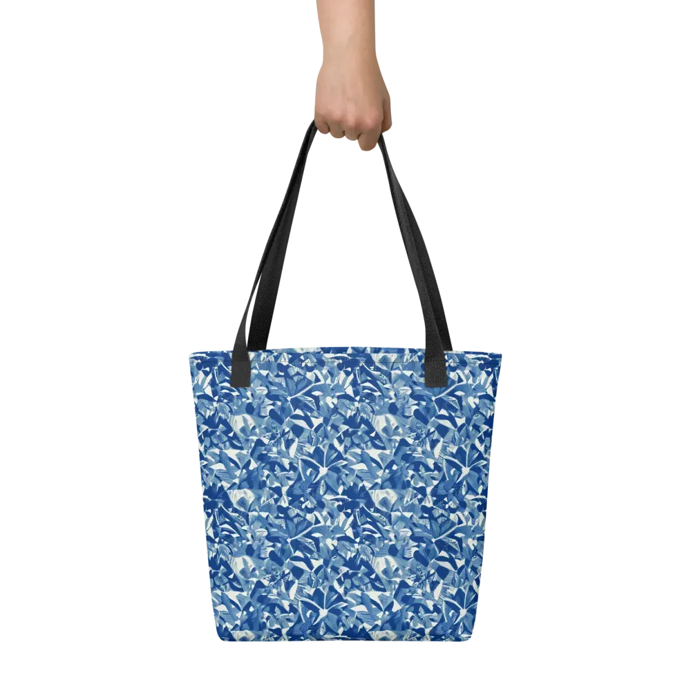 Blue Orchard on Tote Bag — Front