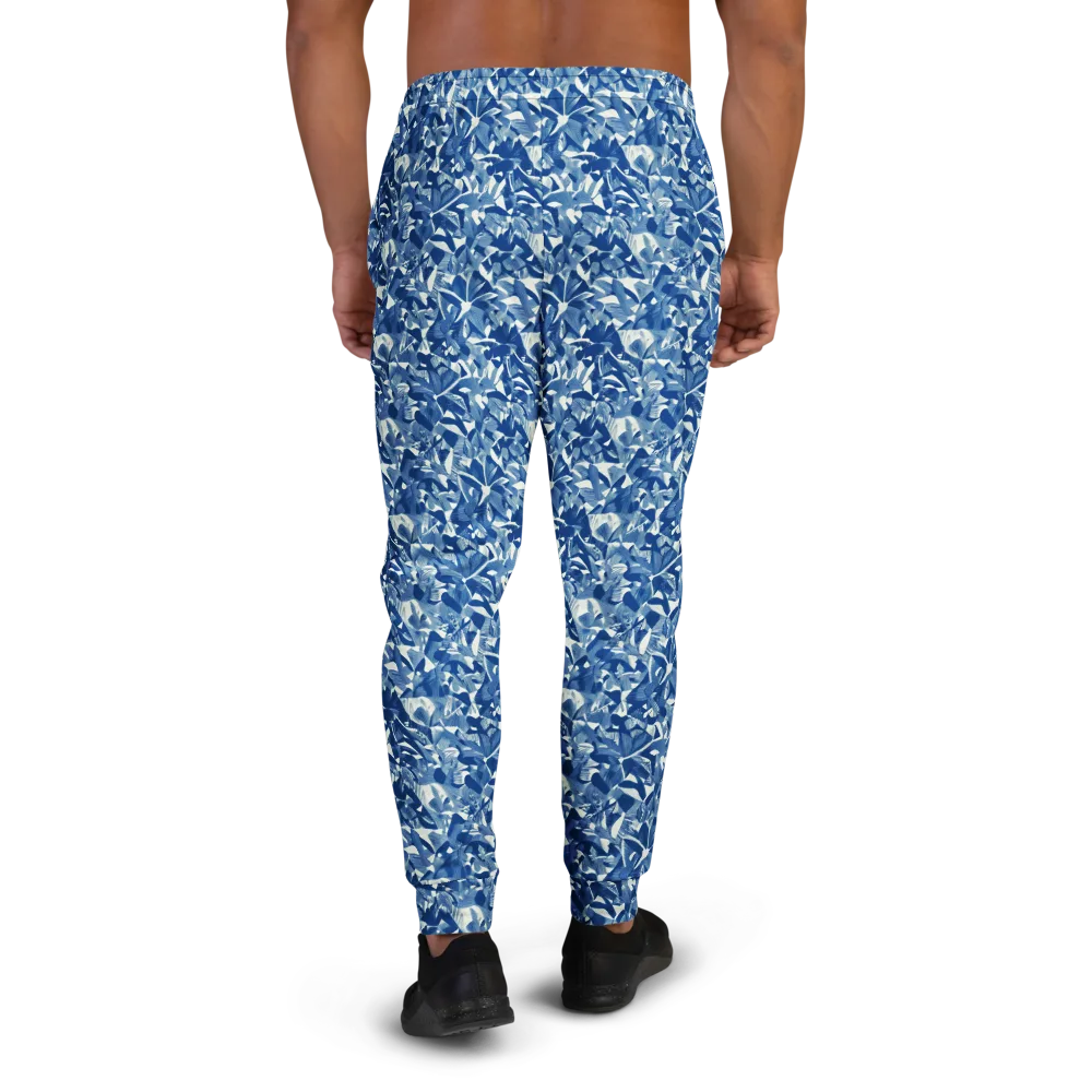 Blue Orchard on Men's Joggers — Back