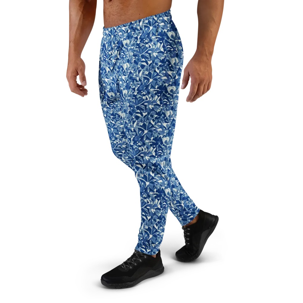 Blue Orchard on Men's Joggers — Left