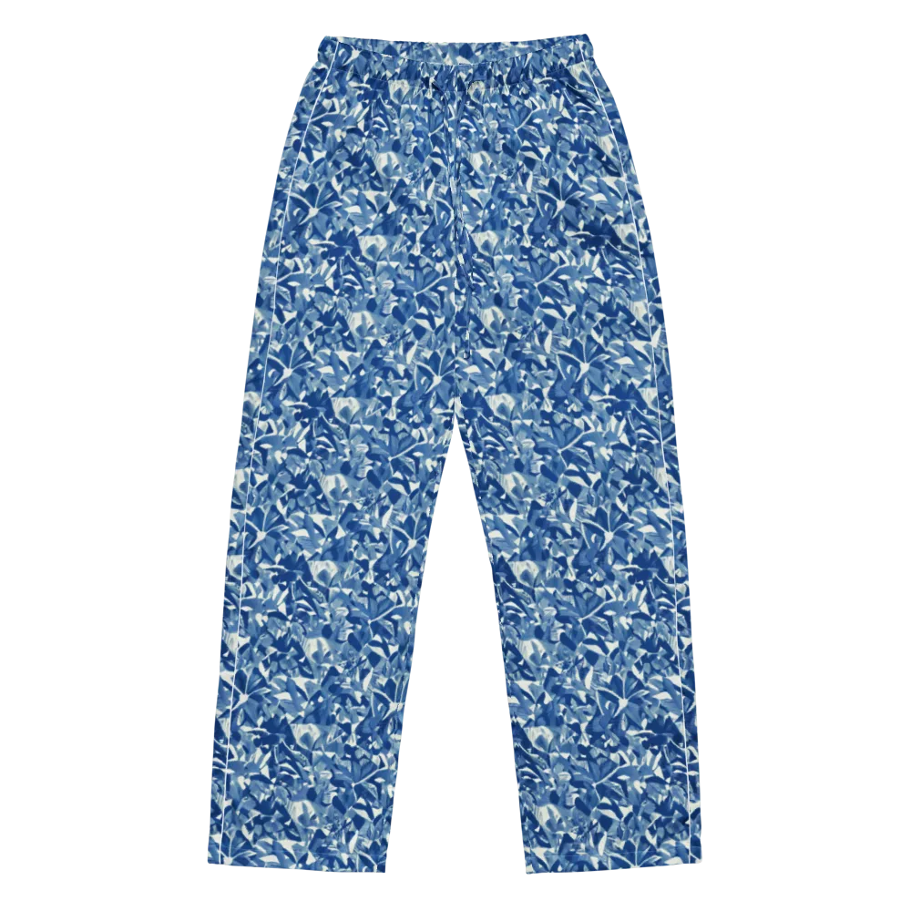Blue Orchard on Women's Pajama Pants — Front