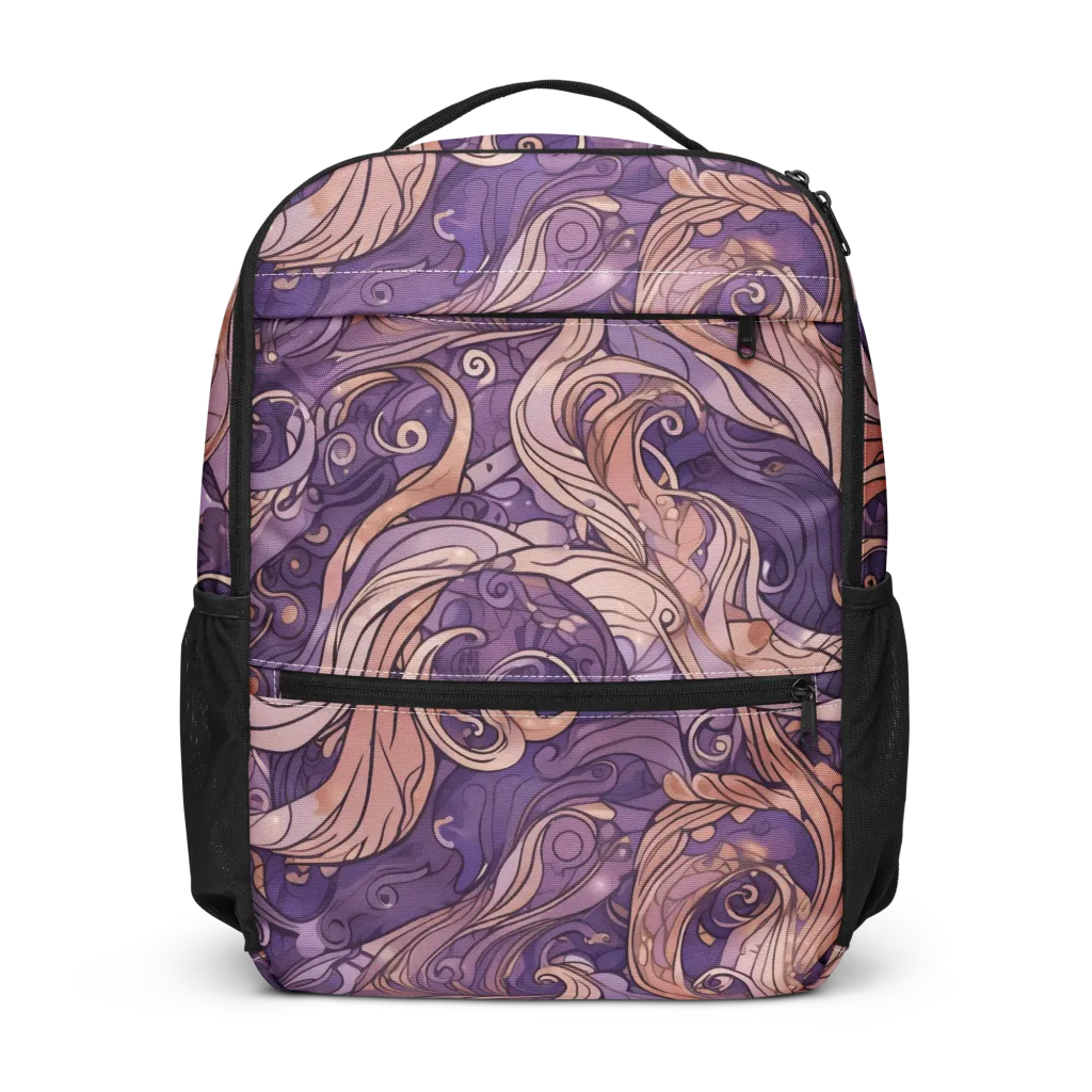 Amethyst Plume on Utility Backpack — Front