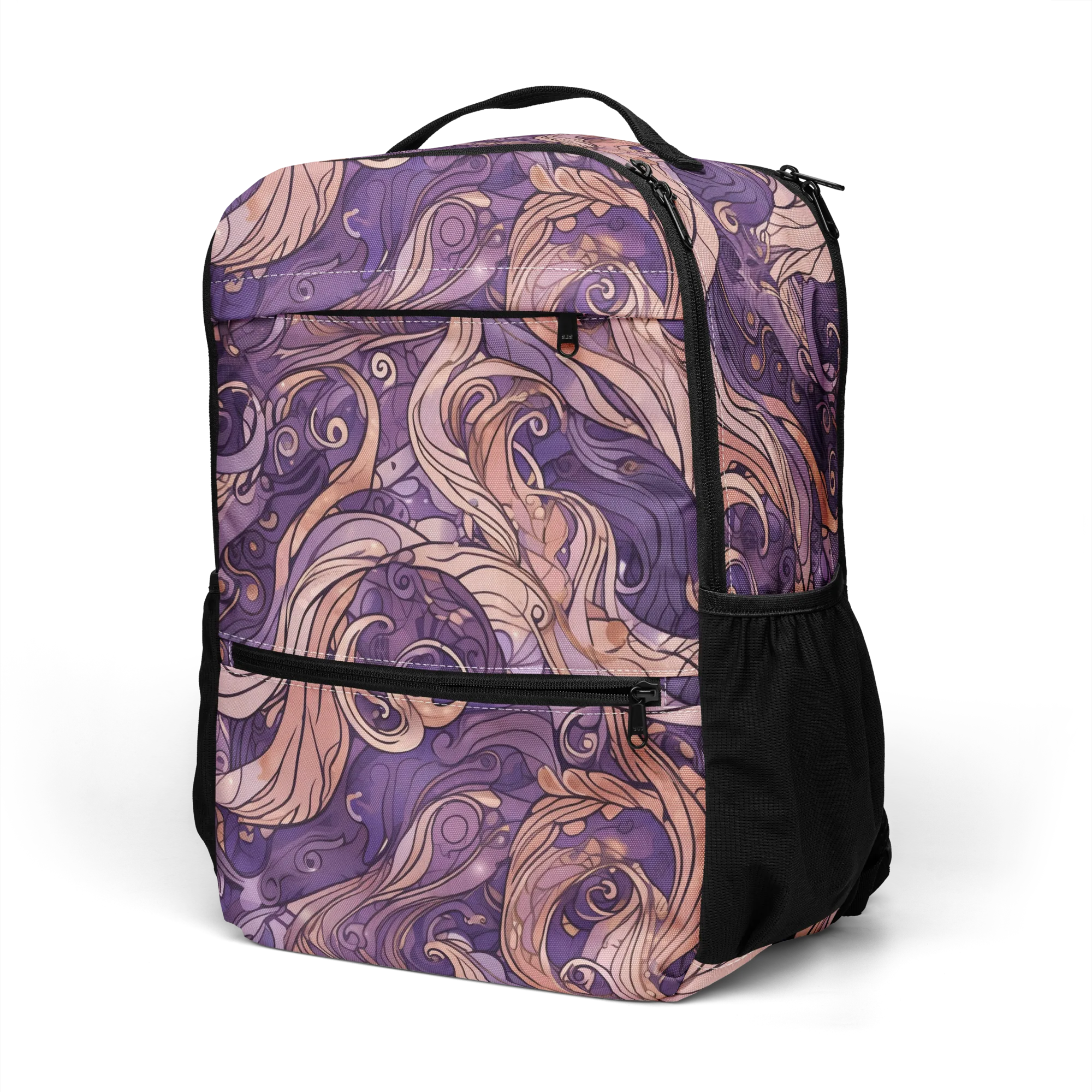 Amethyst Plume on Utility Backpack — Left Front
