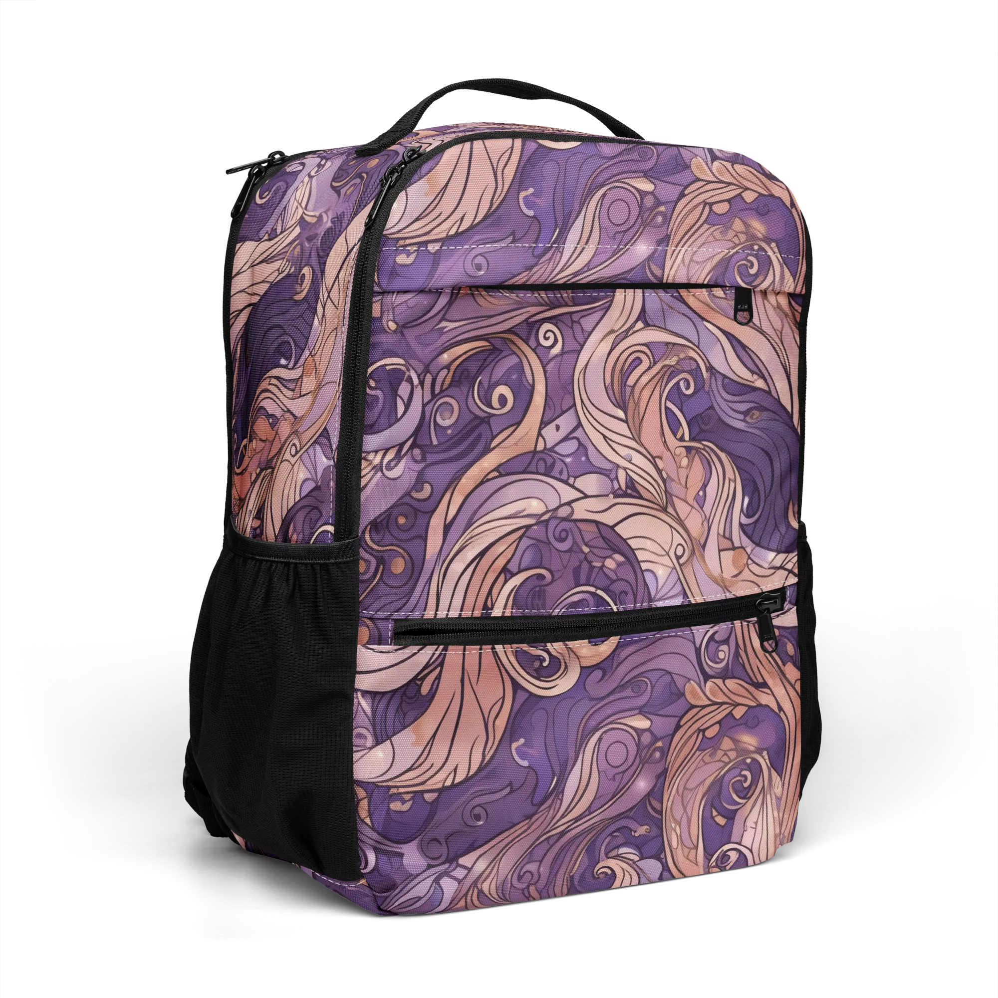 Amethyst Plume on Utility Backpack — Right Front