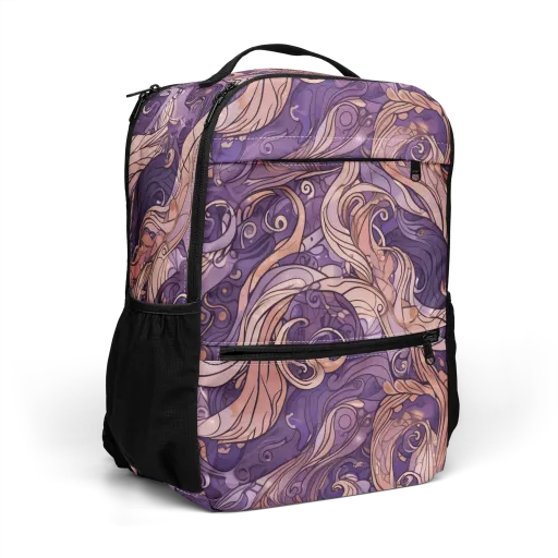 Amethyst Plume on a Utility Backpack