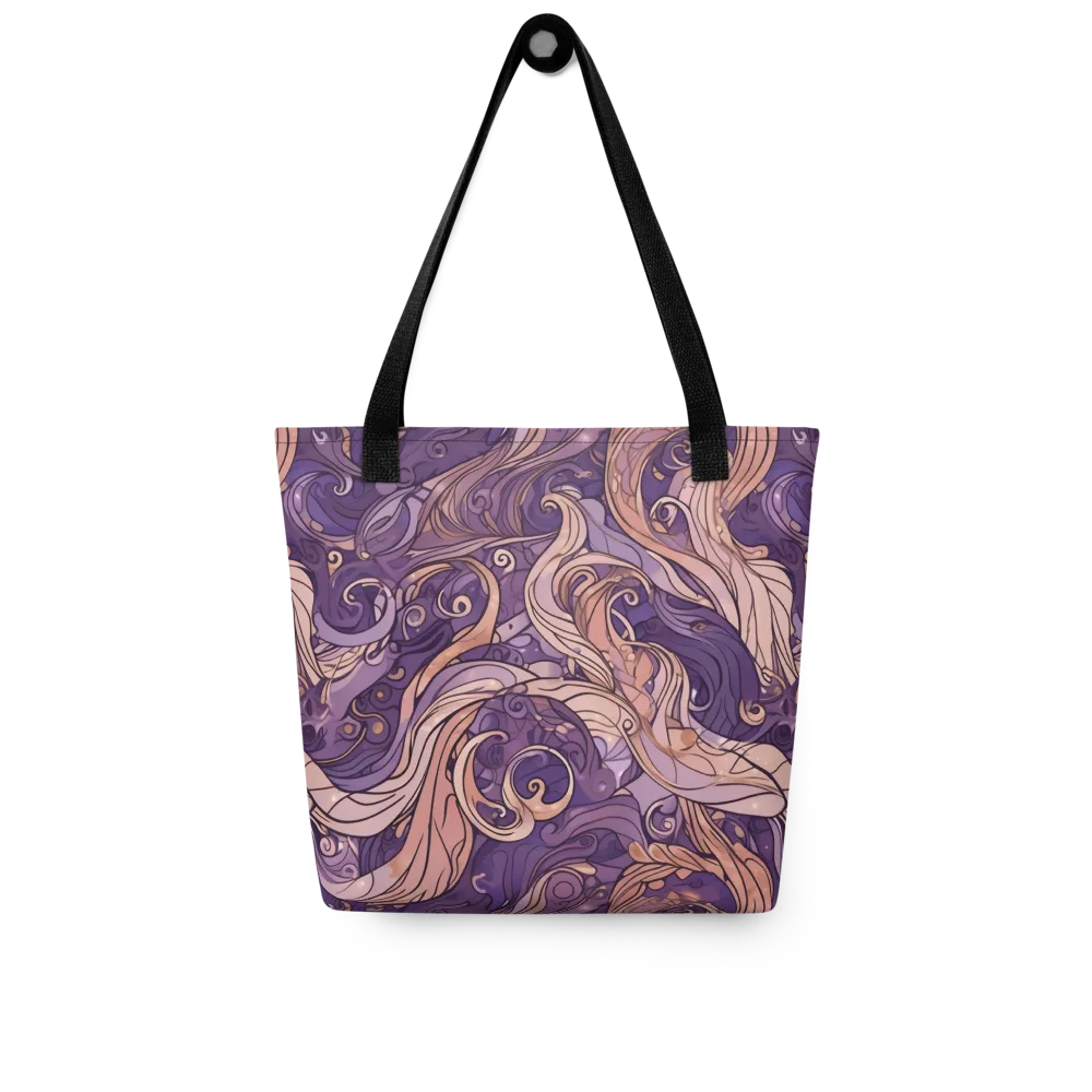 Amethyst Plume on Tote Bag — Front