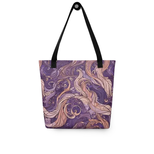 Amethyst Plume on a Tote Bag