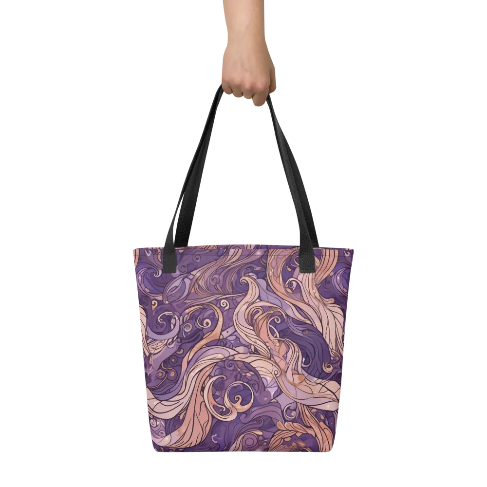 Amethyst Plume on Tote Bag — Front