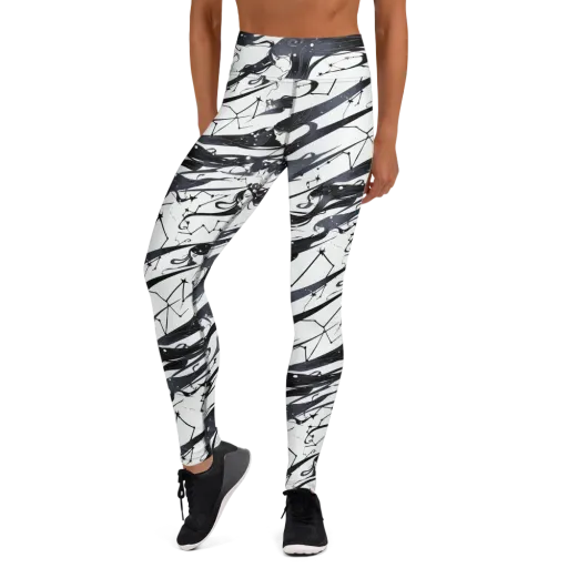 Starbound Reverie on a Yoga Leggings