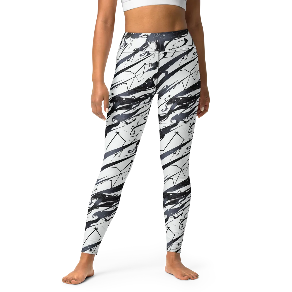 Starbound Reverie on Yoga Leggings — Front