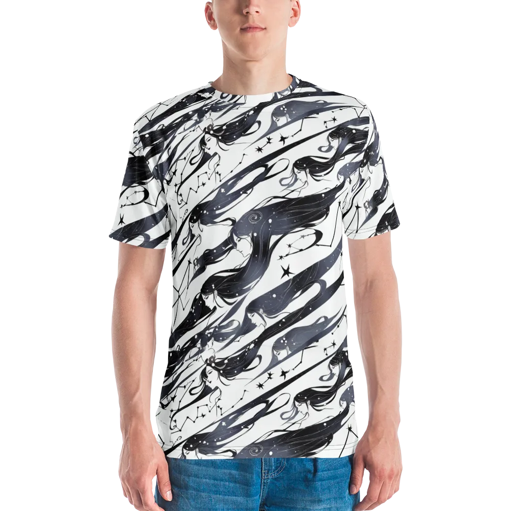 Starbound Reverie on Men's Crew Neck T-Shirt — Front
