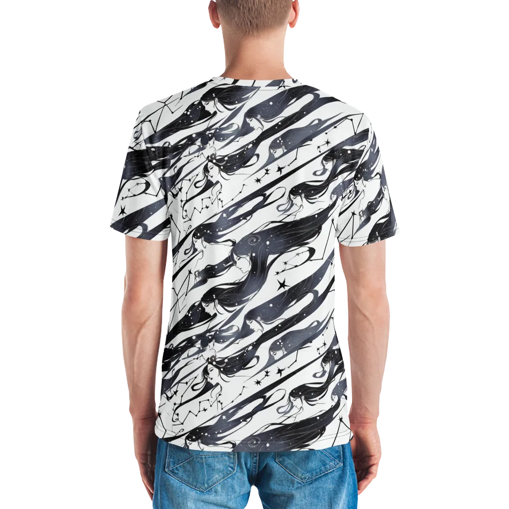 Starbound Reverie on Men's Crew Neck T-Shirt — Back