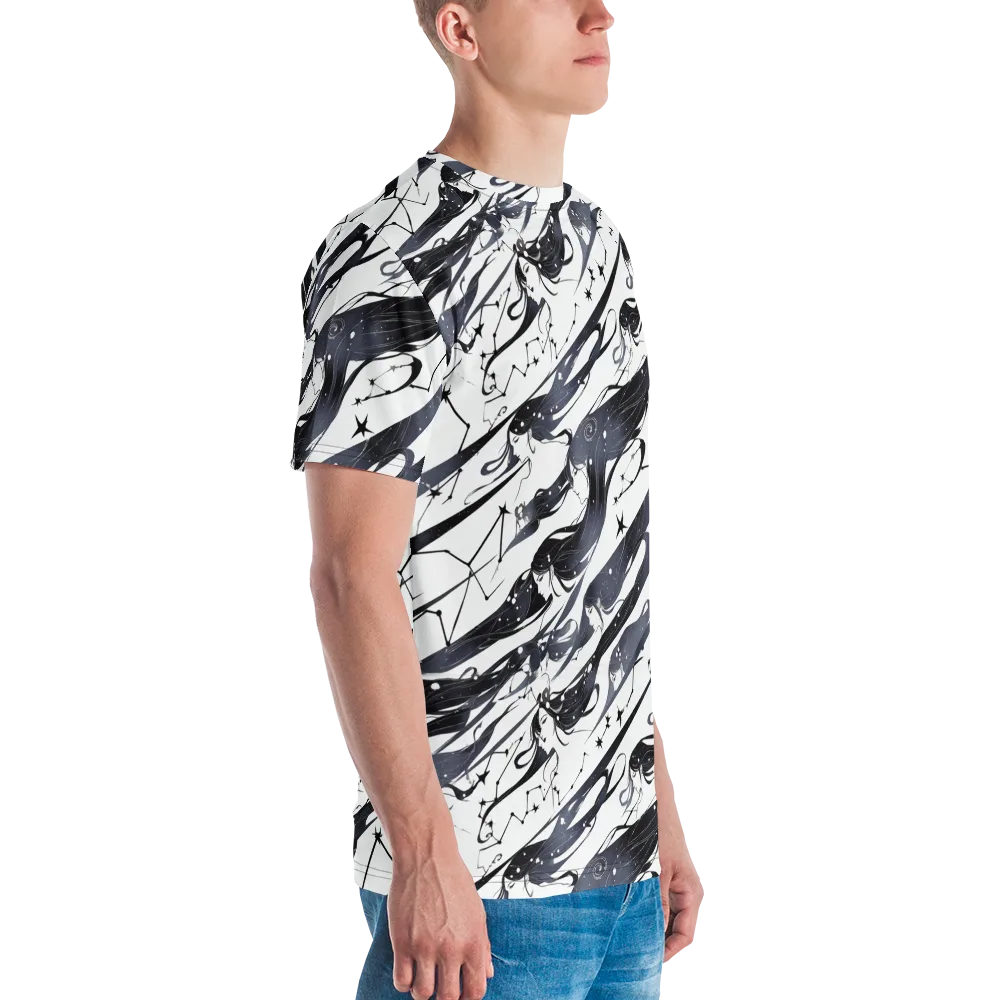 Starbound Reverie on Men's Crew Neck T-Shirt — Right