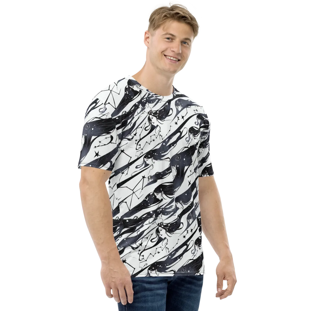Starbound Reverie on Men's Crew Neck T-Shirt — Right