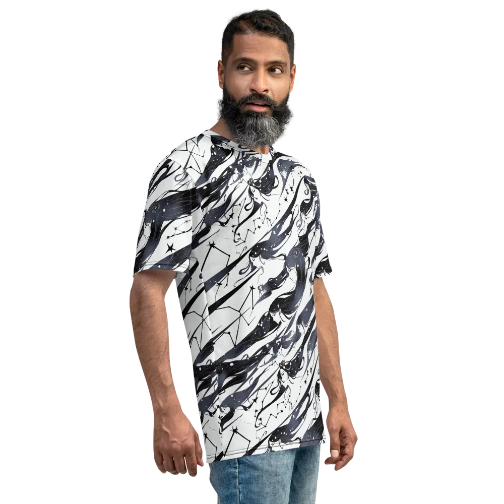 Starbound Reverie on Men's Crew Neck T-Shirt — Right