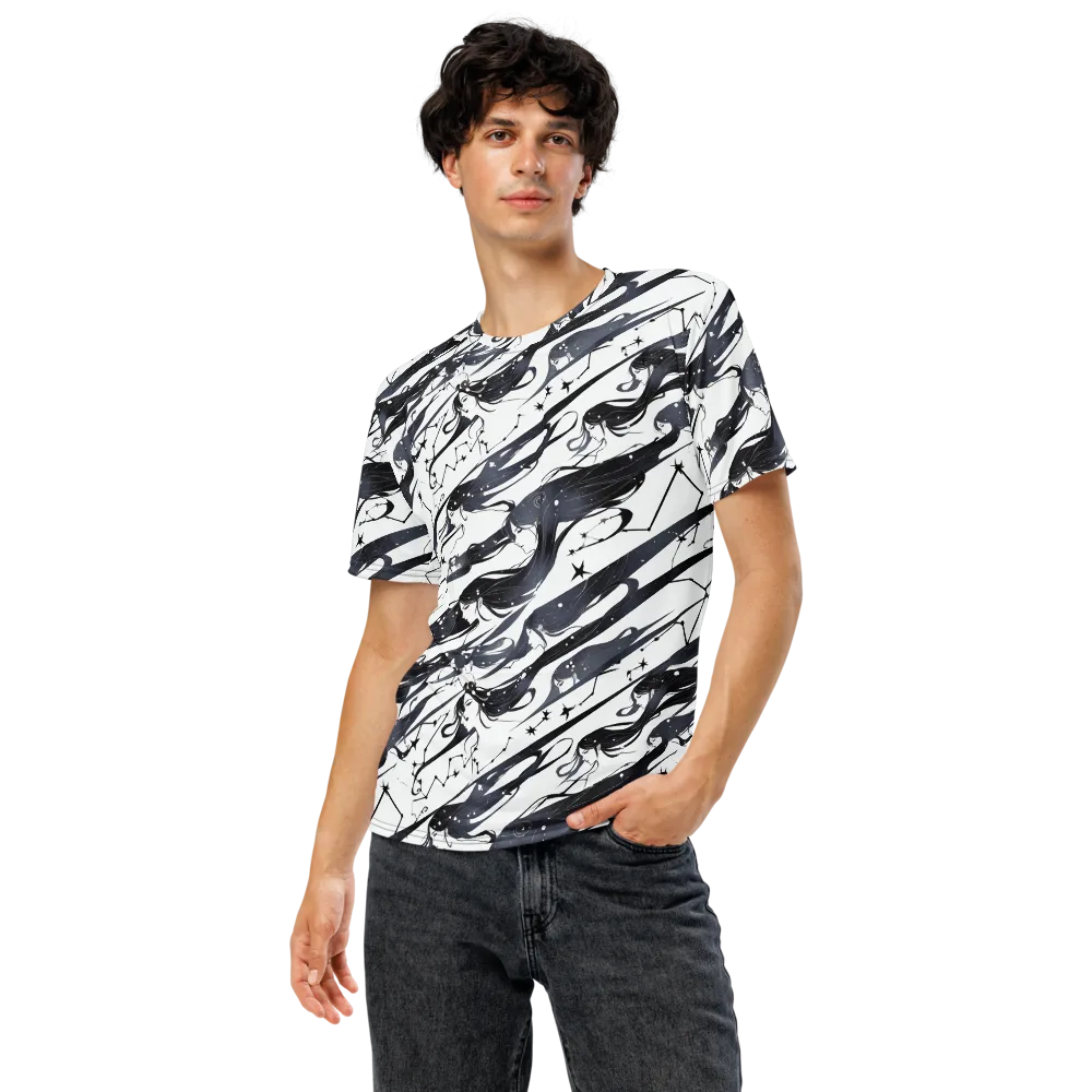 Starbound Reverie on Men's Crew Neck T-Shirt — Front