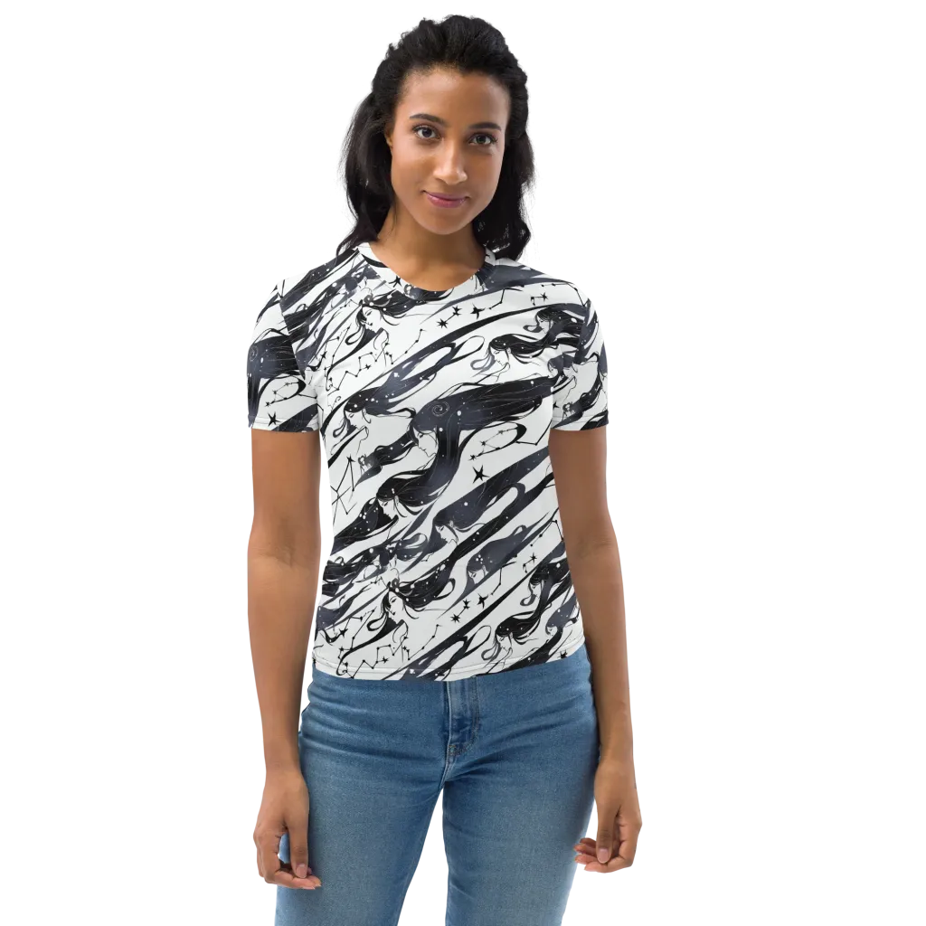 Starbound Reverie on Women's Crew Neck T-Shirt — Front