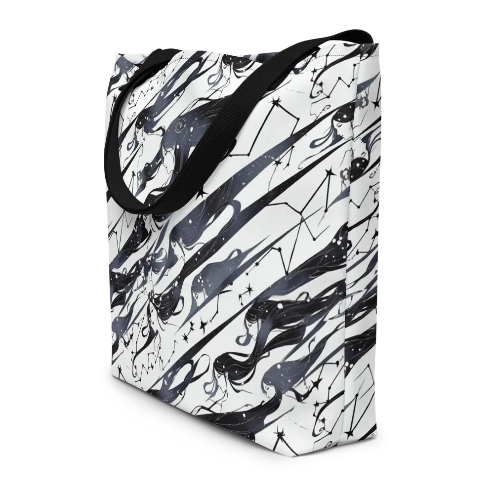 Starbound Reverie on Large Tote Bag W/ Pocket — Front
