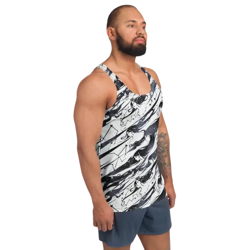 Starbound Reverie on a Men's Tank Top