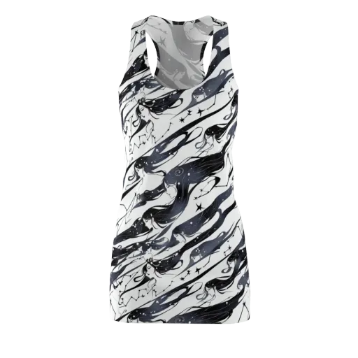 Starbound Reverie on a Racerback Dress