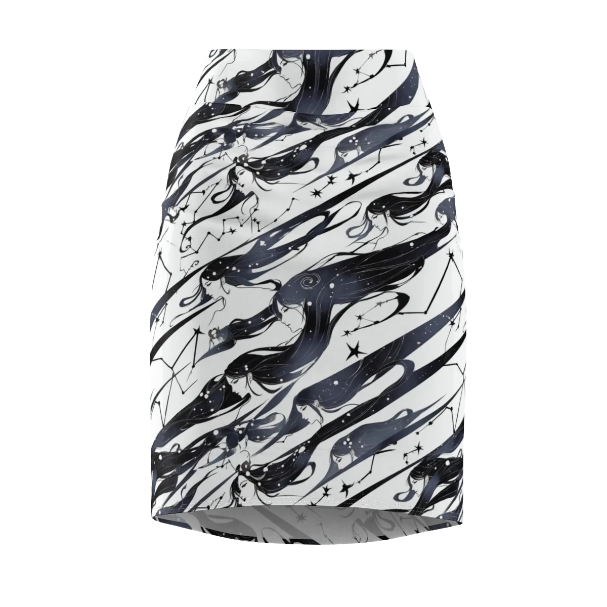 Starbound Reverie on Pencil Skirt — Front