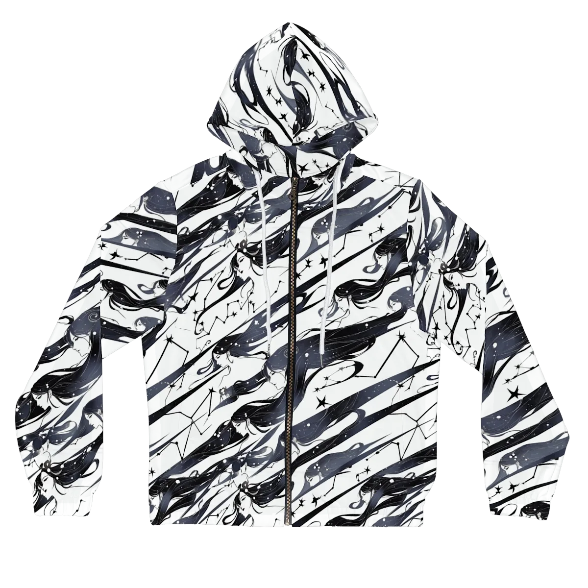 Starbound Reverie on Women's Full-Zip Hoodie — Front