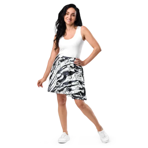 Starbound Reverie on a Skater Skirt