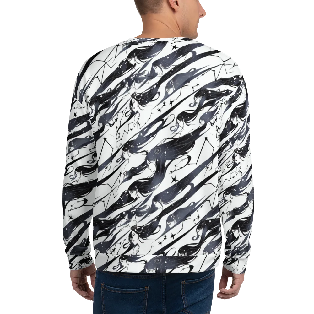 Starbound Reverie on Sweatshirt — Back