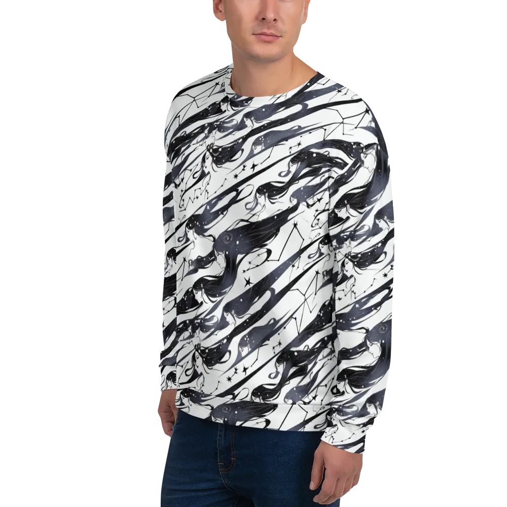 Starbound Reverie on Sweatshirt — Left Front