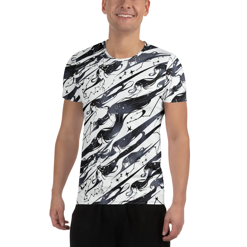 Starbound Reverie on Men's Athletic T-Shirt — Front